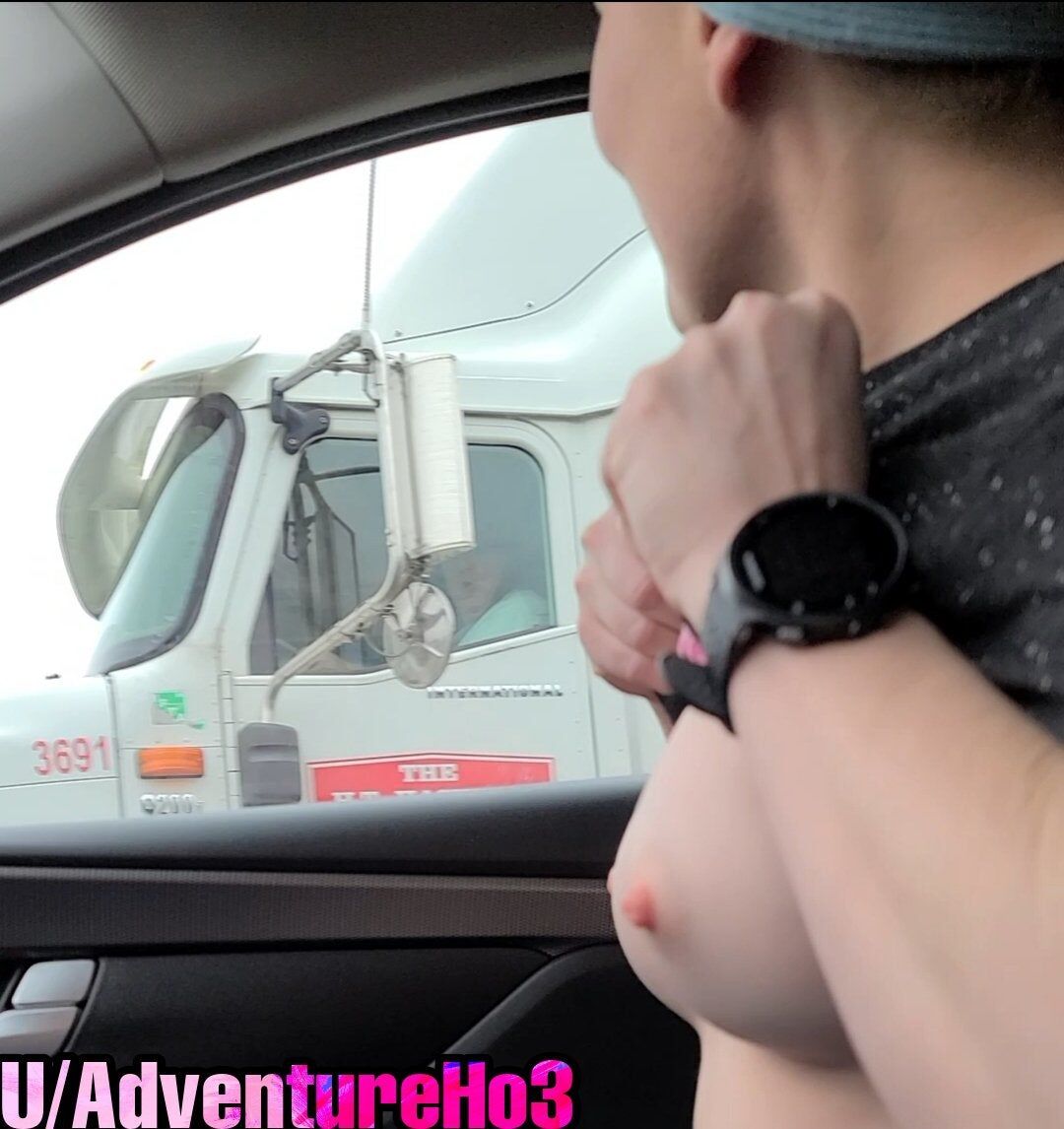 Flashing a trucker